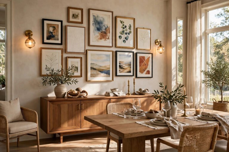 22 Dining Room Wall Decor Ideas for a Blank, Boring Wall