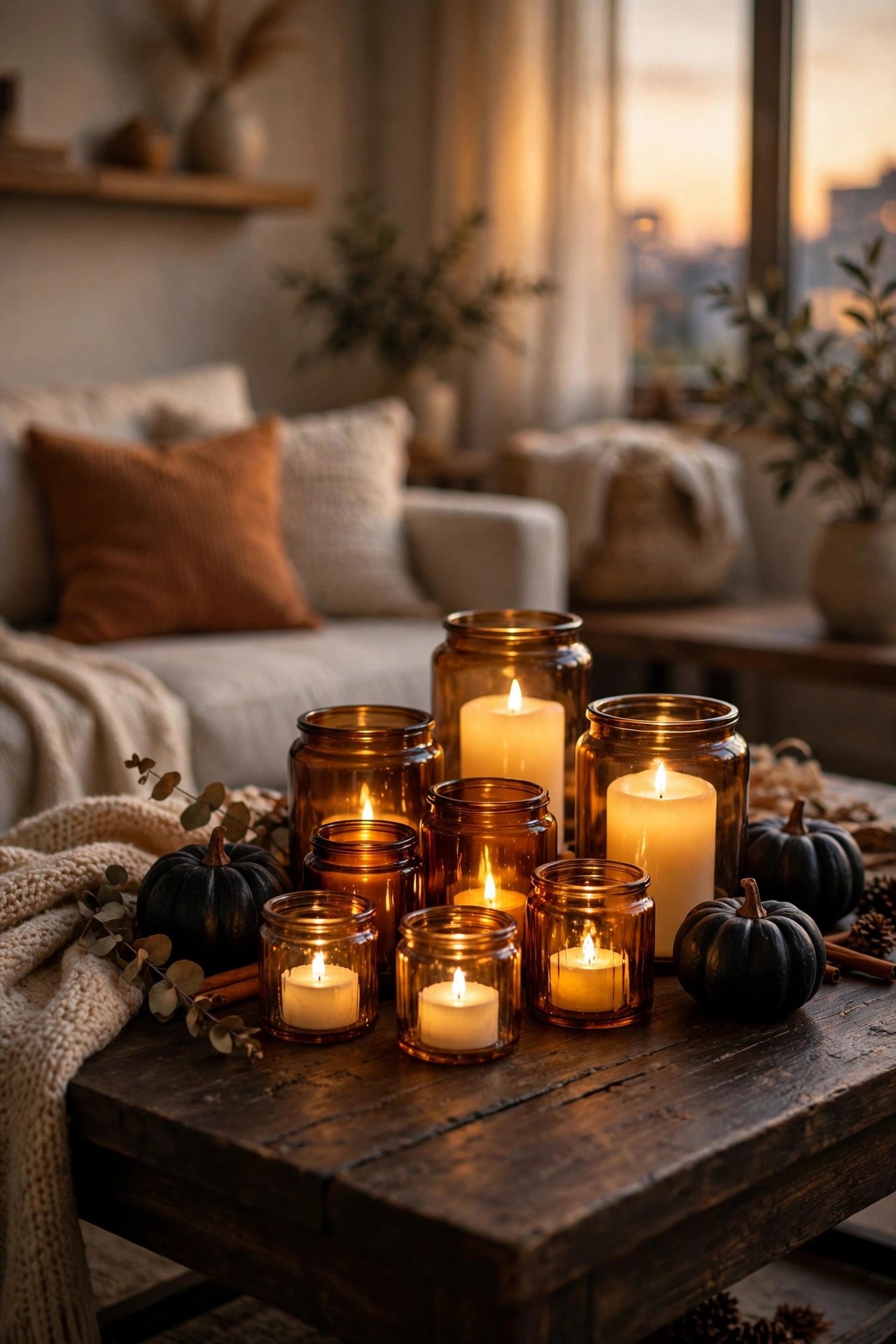How Do You Get Candle Ambience Without Real Flames? - halloween apartment decor ideas
