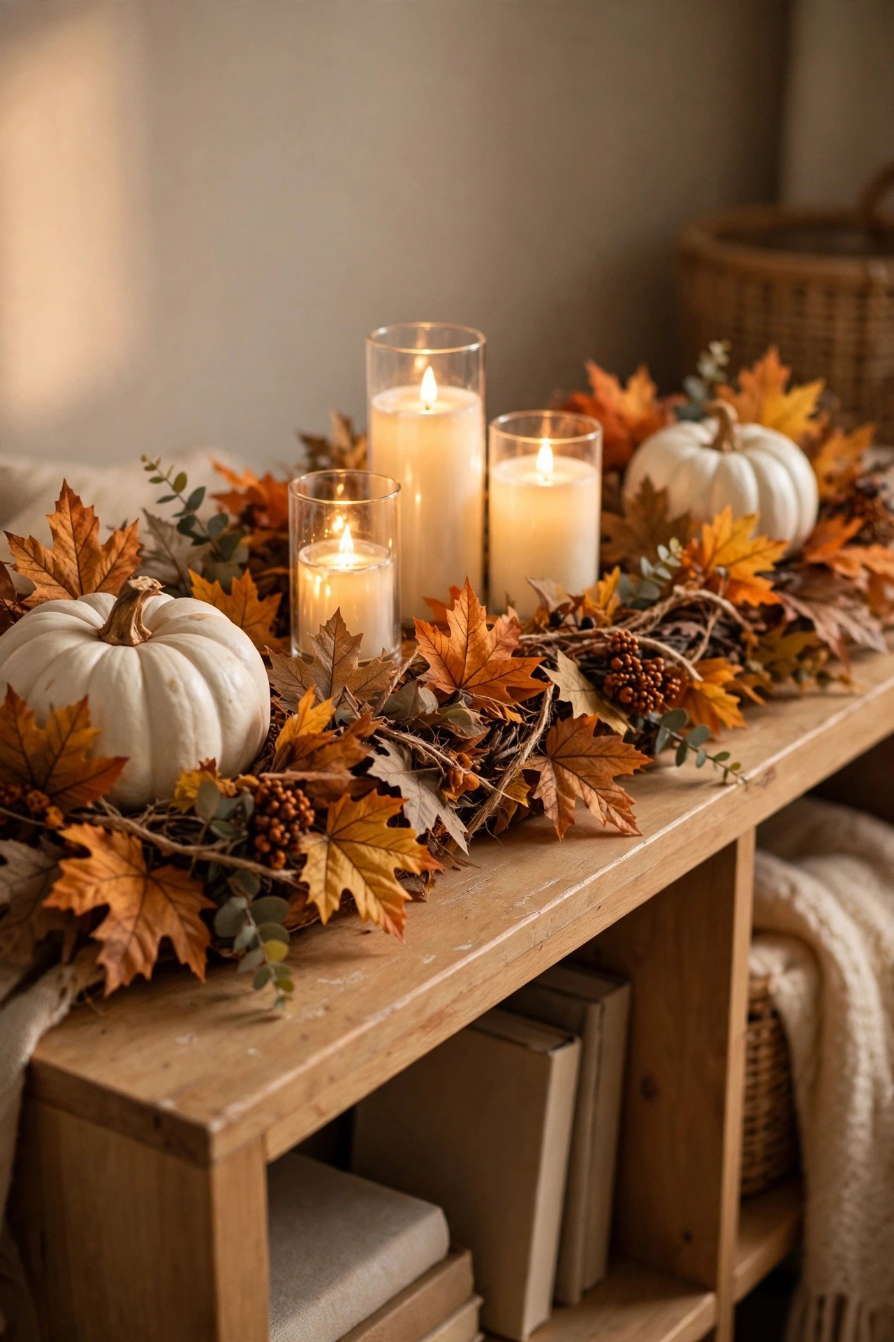 What Replaces a Mantel When Your Apartment Doesn't Have One? - halloween apartment decor ideas