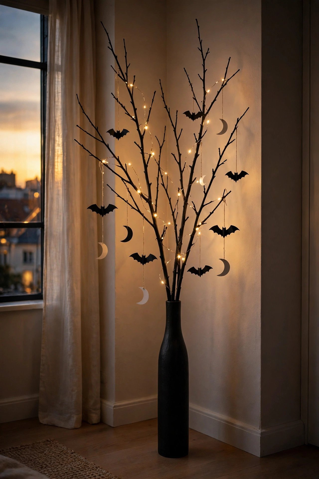 How Do You Build a Tall Corner Display That Uses One Square Foot? - halloween apartment decor ideas