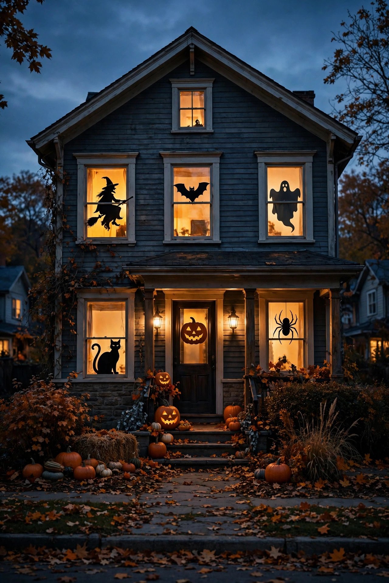 How Do You Automate Halloween Window Lights? - halloween window decor ideas