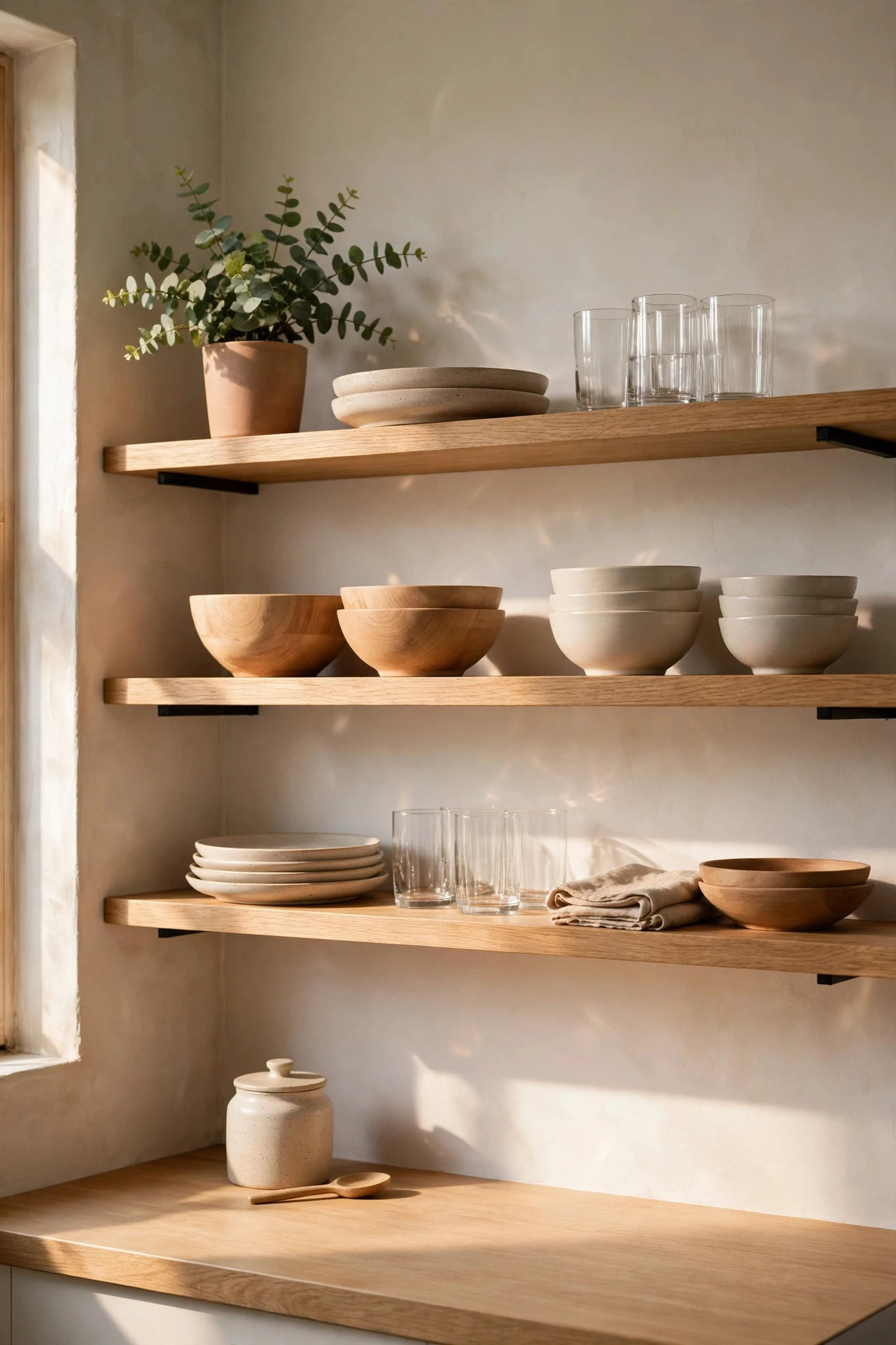 Open Shelving That Stays Clean in a Real Cooking Kitchen - kitchen decor ideas