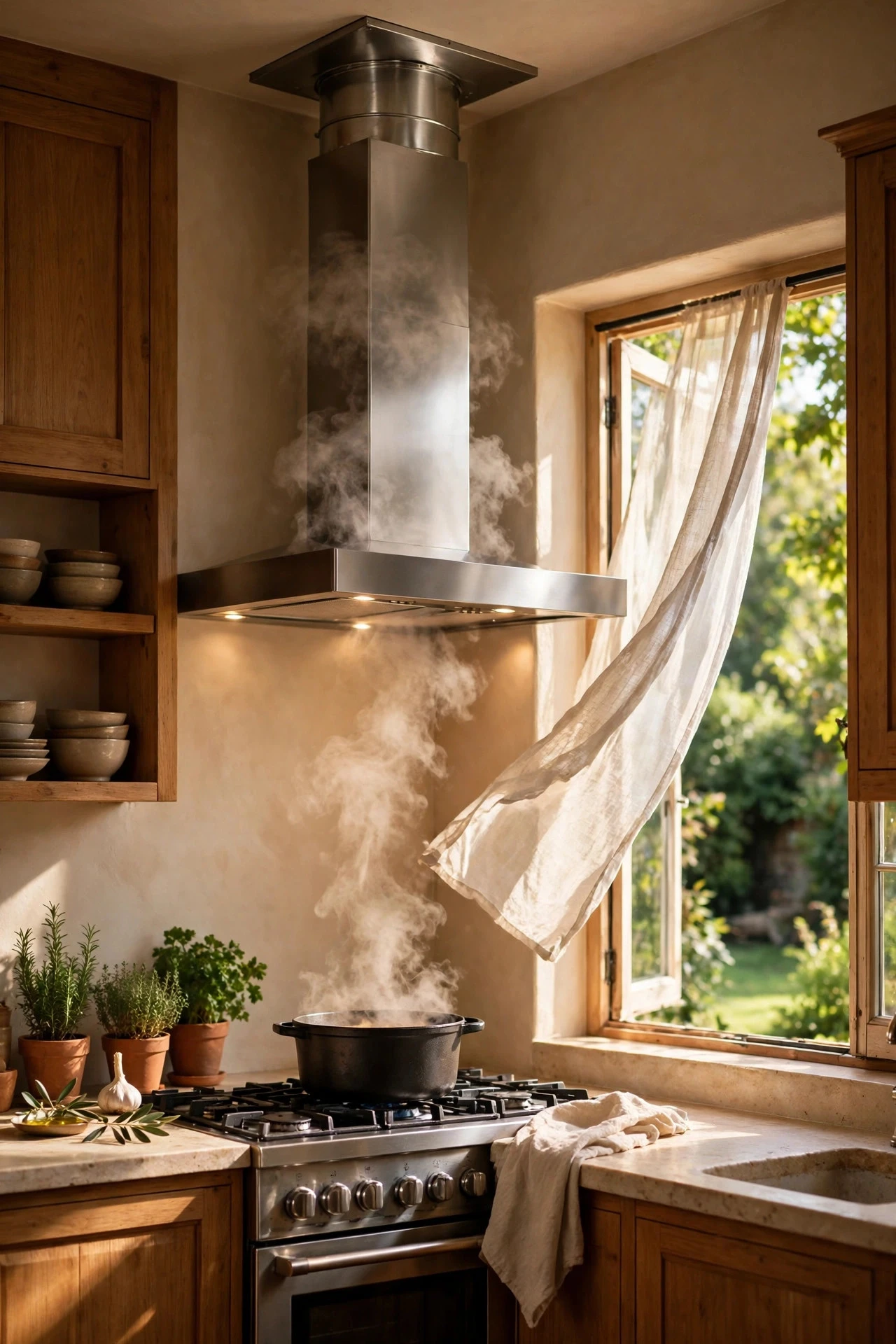 Ventilation and Steam Control That Protects Every Warm Finish - kitchen decor ideas