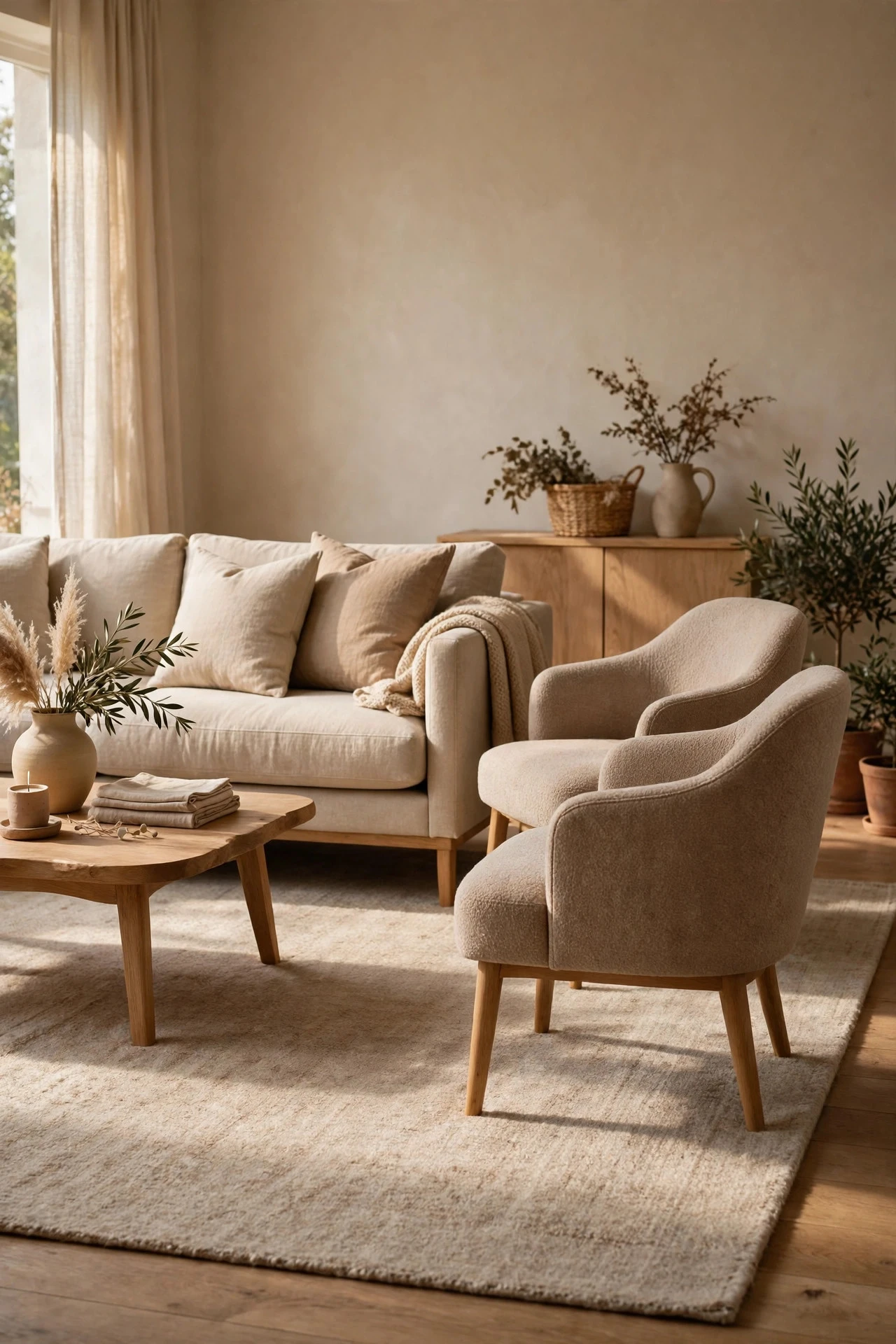 Choose a Rug Large Enough to Ground Every Front Leg - living room inspo ideas