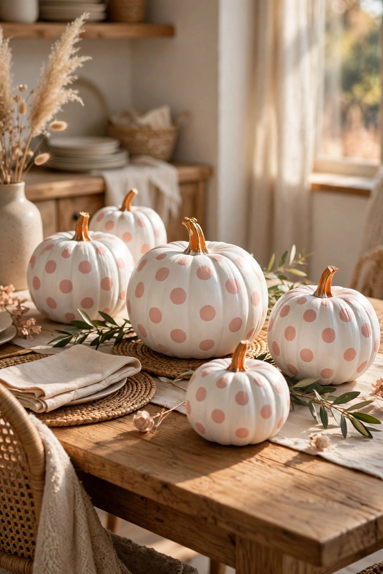Polka Dot Pumpkins for Beginners - painting pumpkins ideas diy