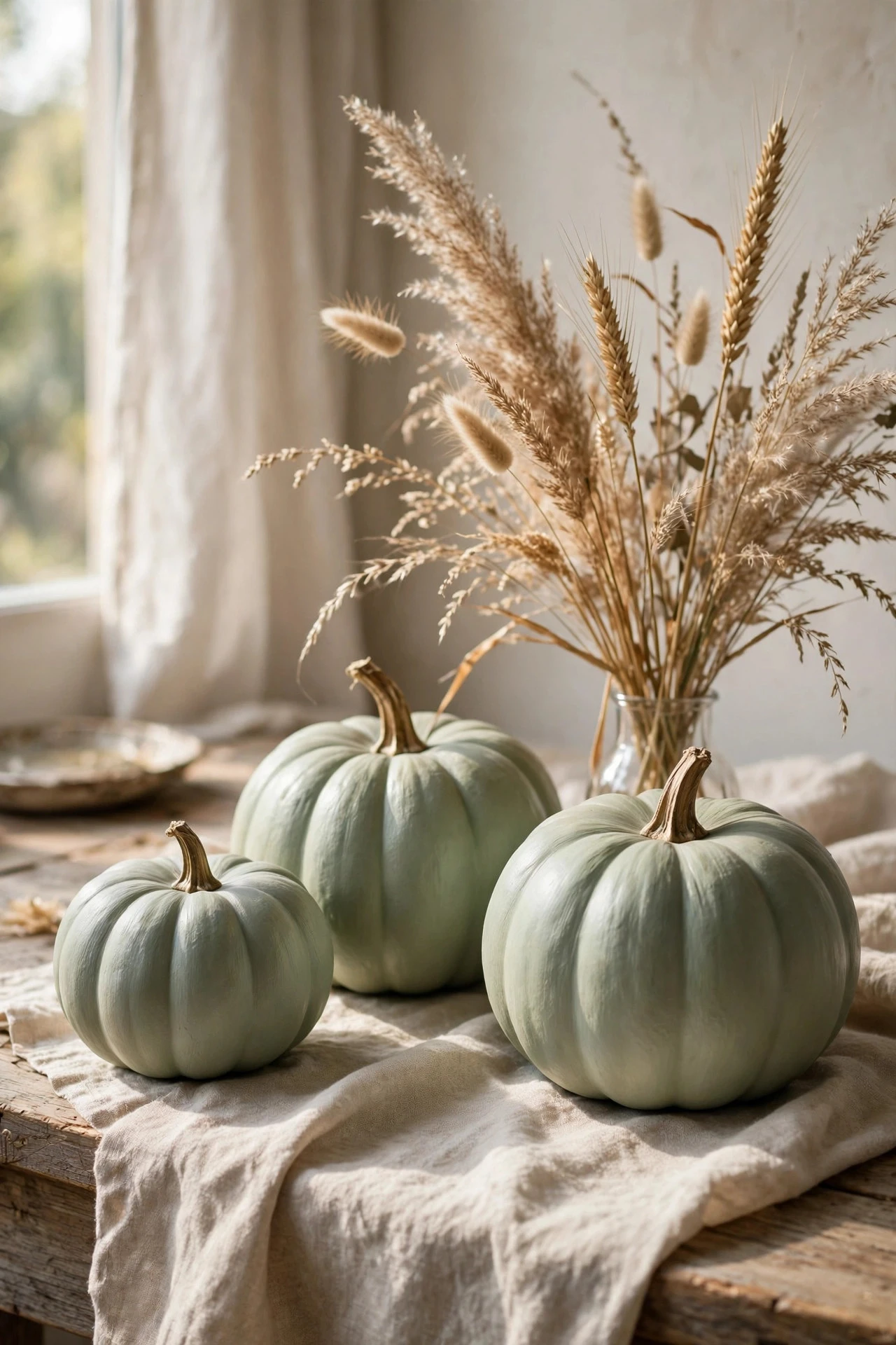 Chalk Paint Pumpkins With a Soft Matte Finish - painting pumpkins ideas diy
