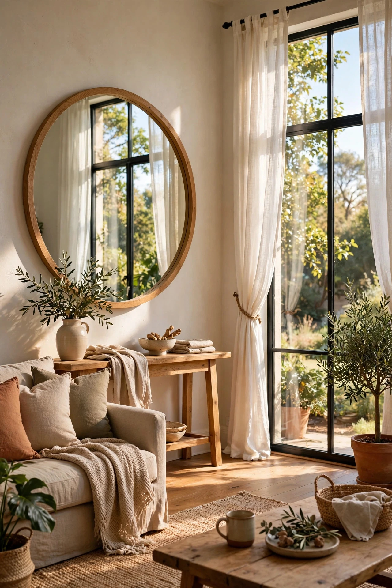 Add a Mirror to Bounce Light - refresh my living room
