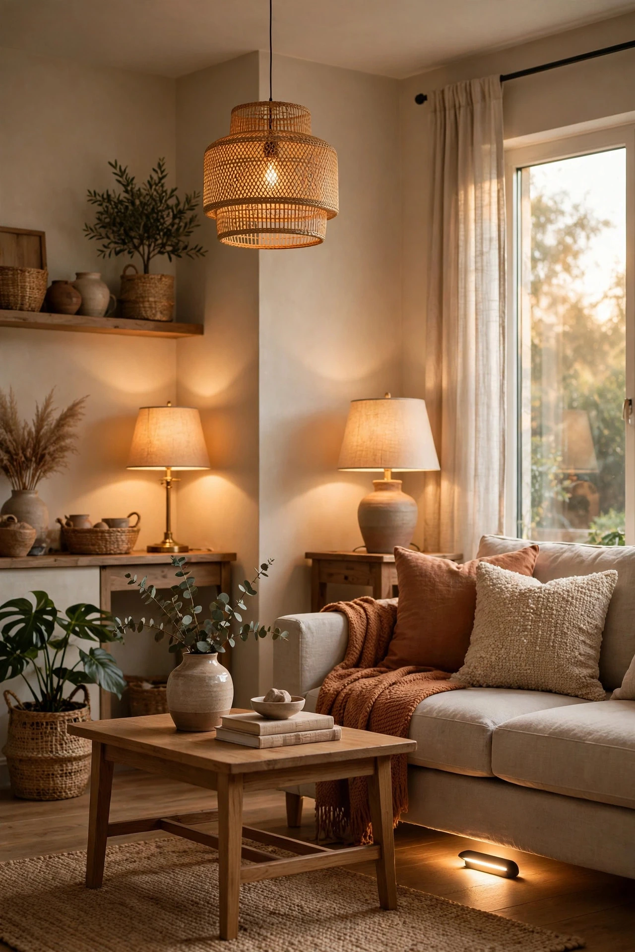 Layer Lighting at Three Heights - refresh my living room