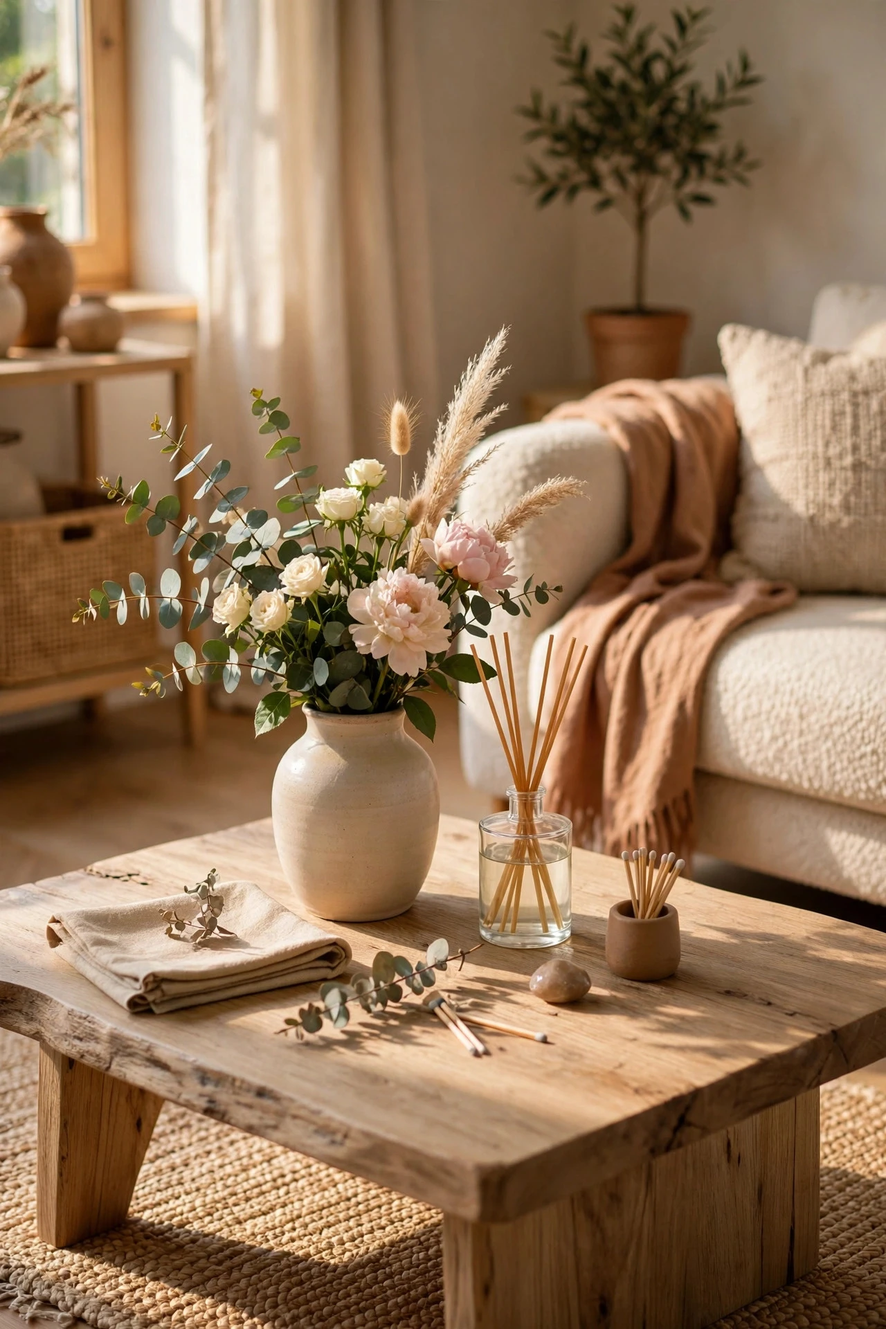 Refresh With Scent and Fresh Flowers - refresh my living room