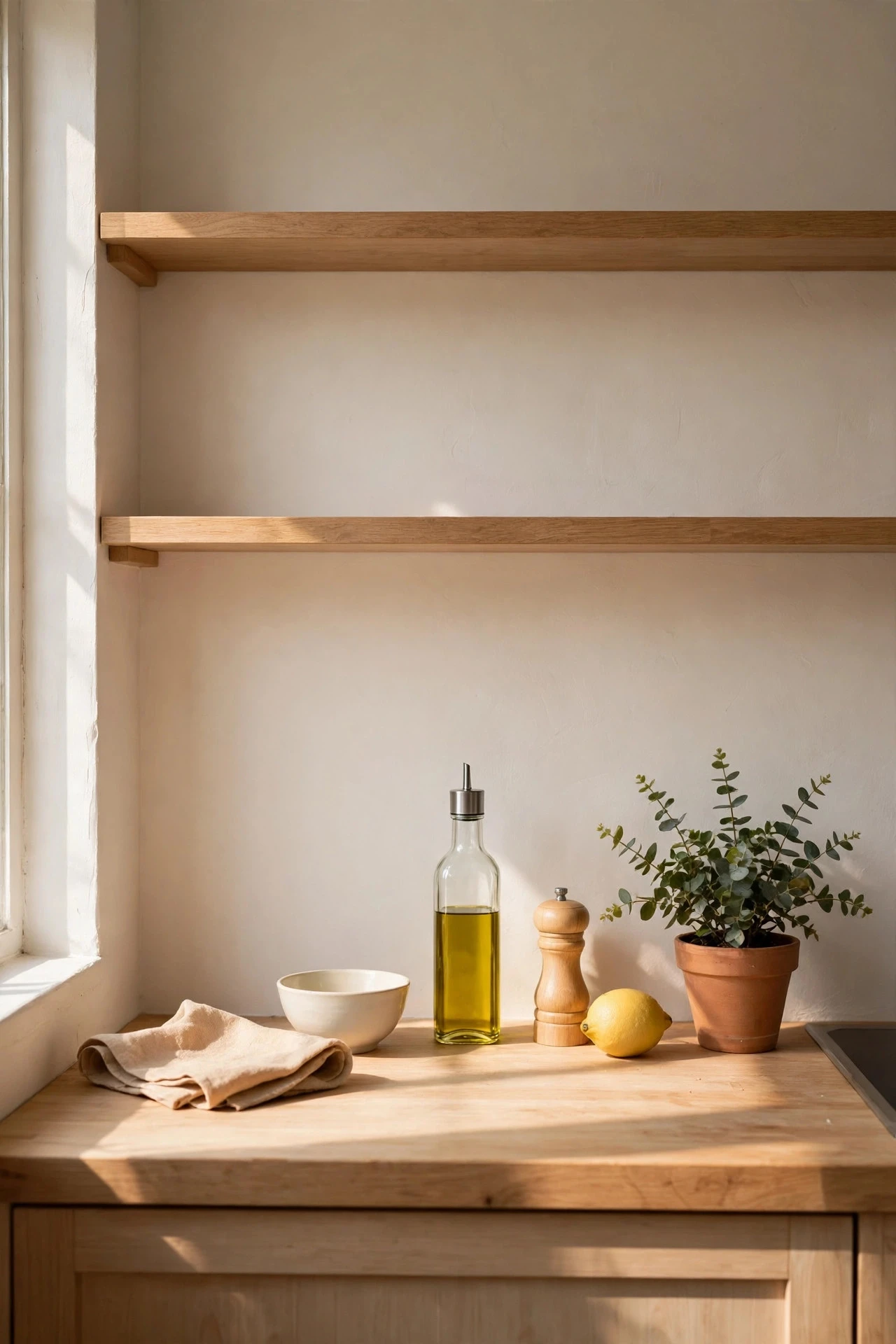 Decant, Donate, Declutter First - small kitchen storage ideas