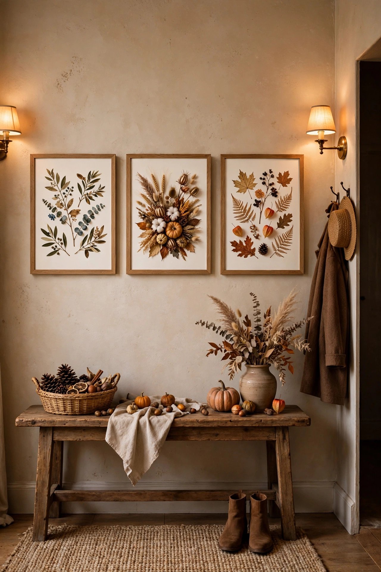 What Wall Art Suits a Thanksgiving Entryway? - thanksgiving entryway decor ideas