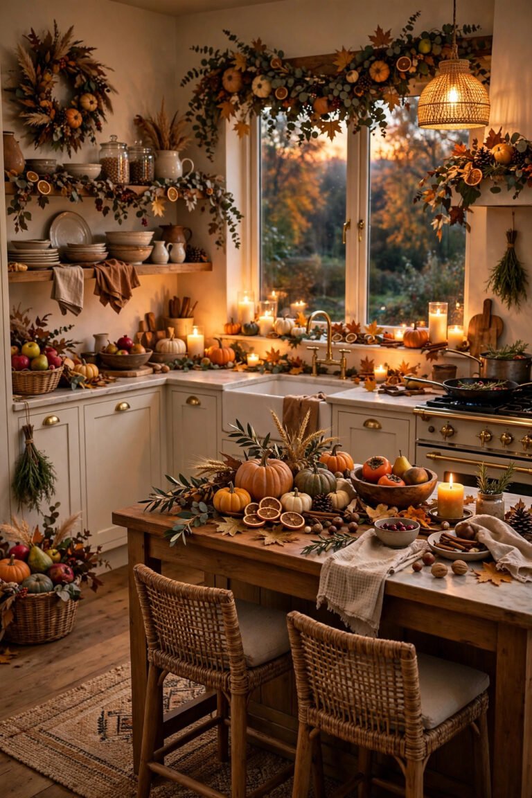 22 Thanksgiving Kitchen Decor Ideas for a Warm, Welcoming Holiday