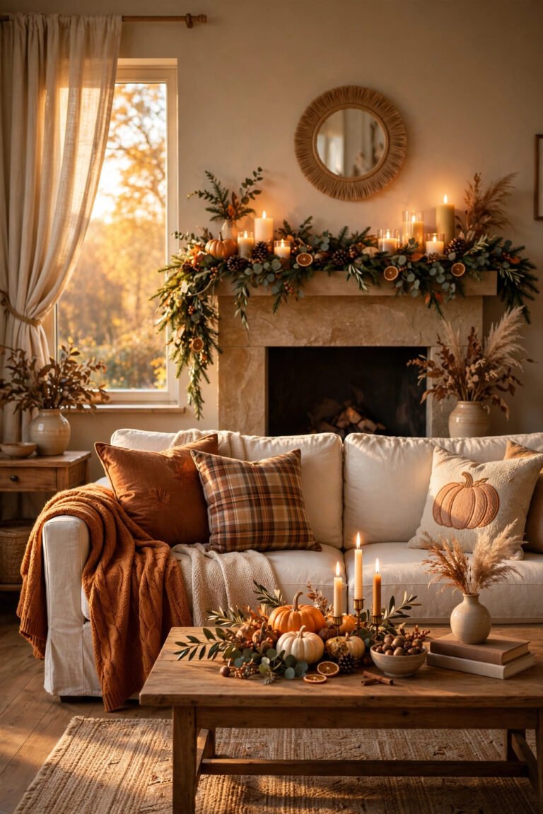 22 Thanksgiving Living Room Decor Ideas for Cozy Gatherings