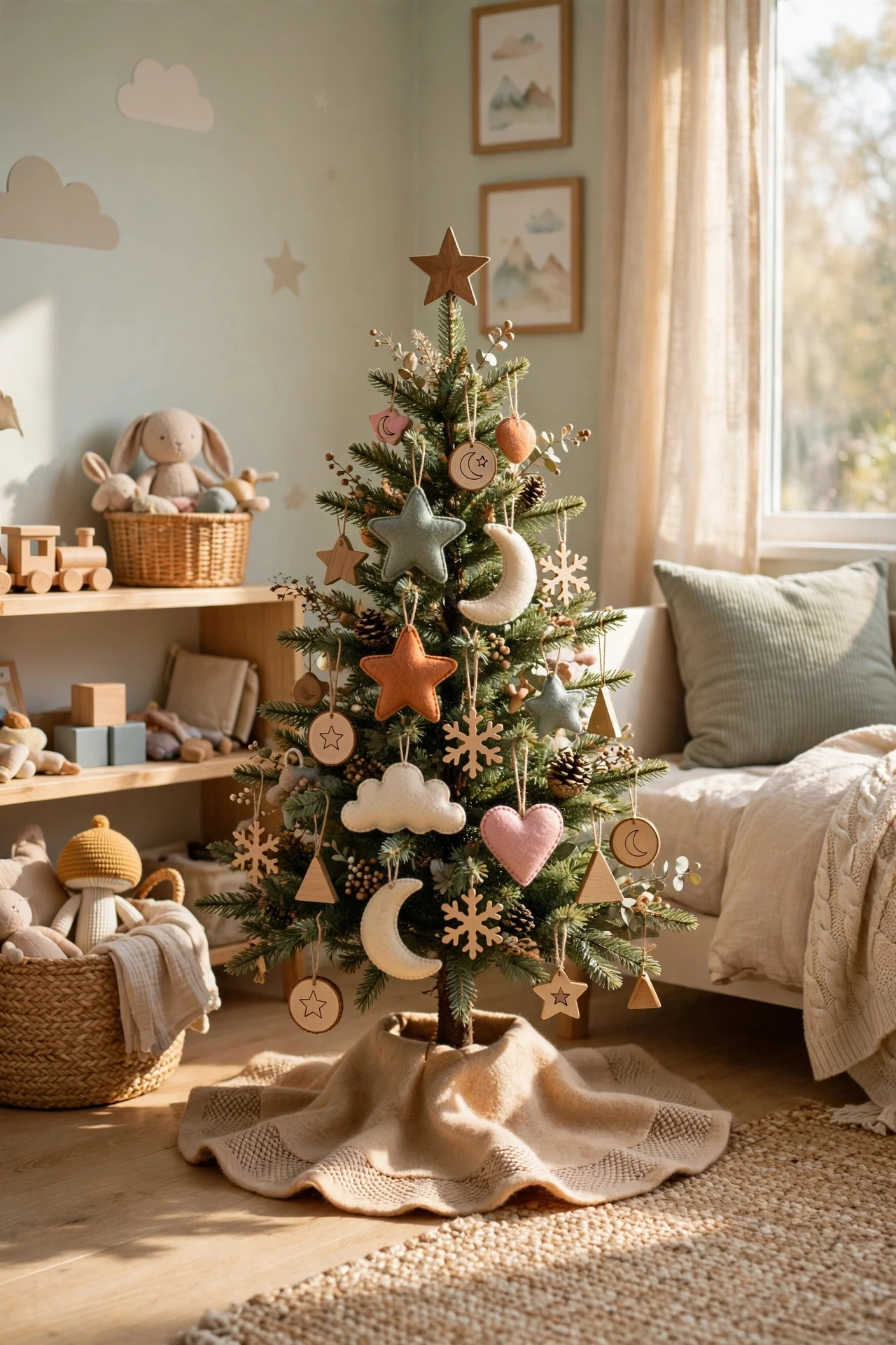 A Whimsy Tree for the Kids Room - whimsy christmas decor