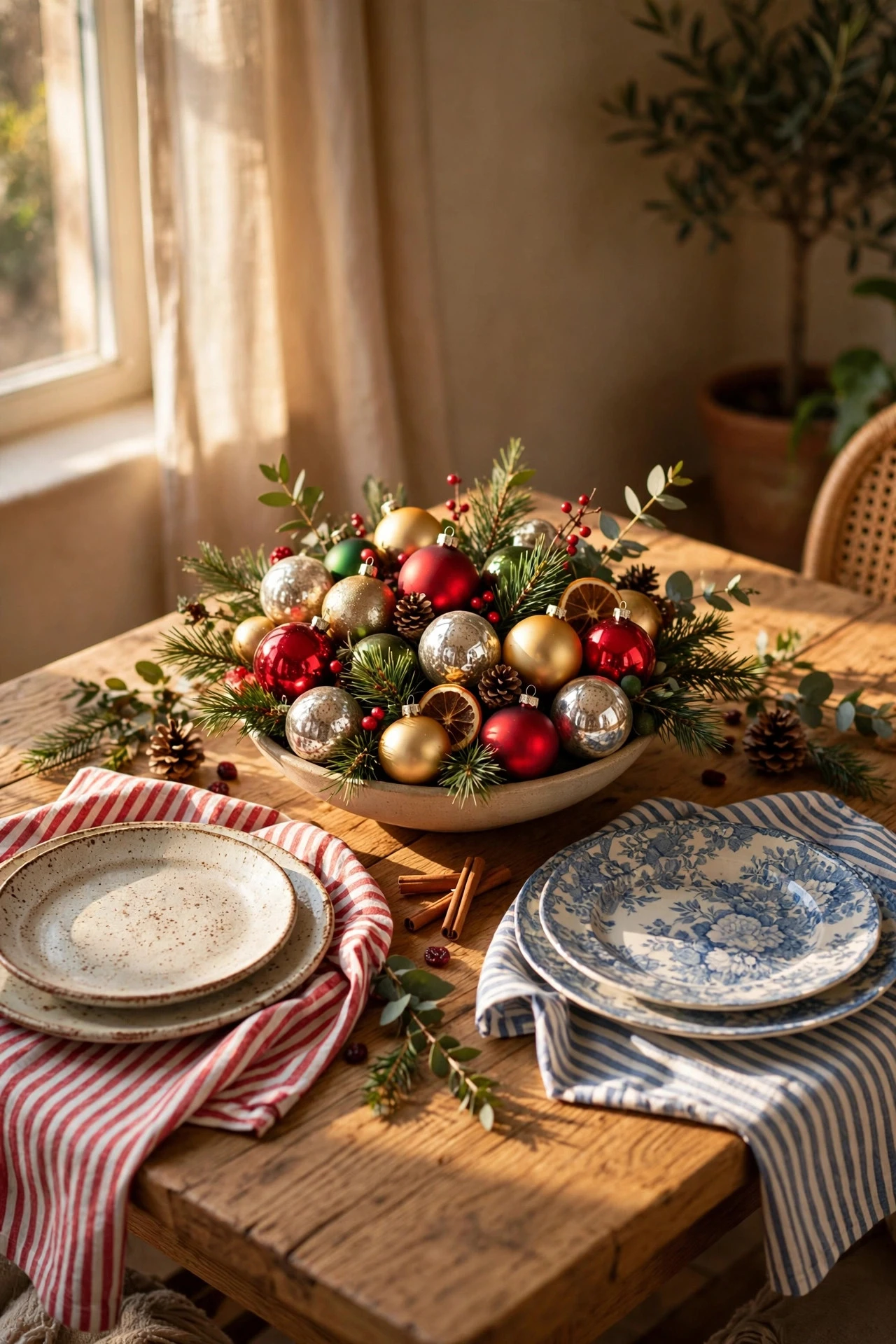 A Tablescape That Does Not Take Itself Seriously - whimsy christmas decor